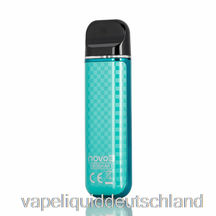 Smok Novo 3 25 W Pod-System Pfauenblau Kohlefaser Vape Deutschland